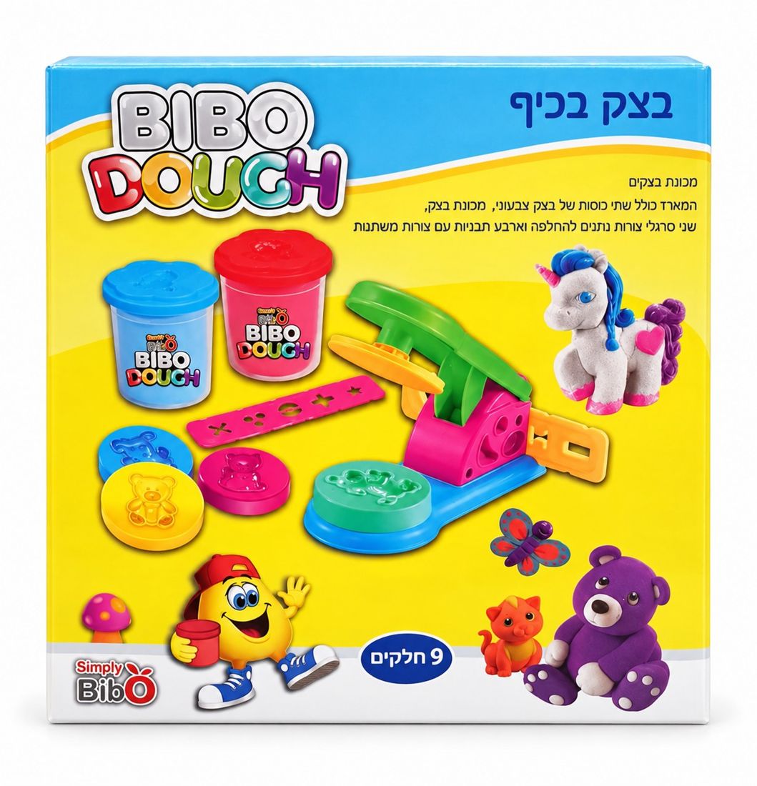 בצק בכיף BIBO — 9 חלקים