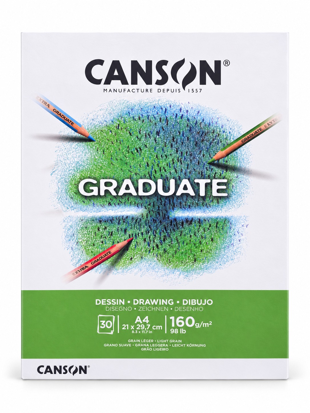 בלוק ציור Canson Graduate — A4