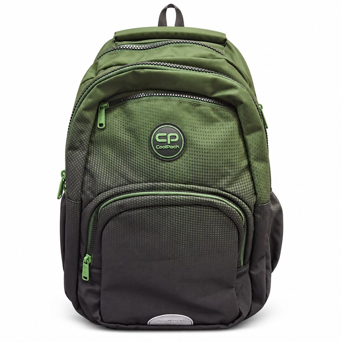 תיק גב CoolPack — ירוק זית ושחור