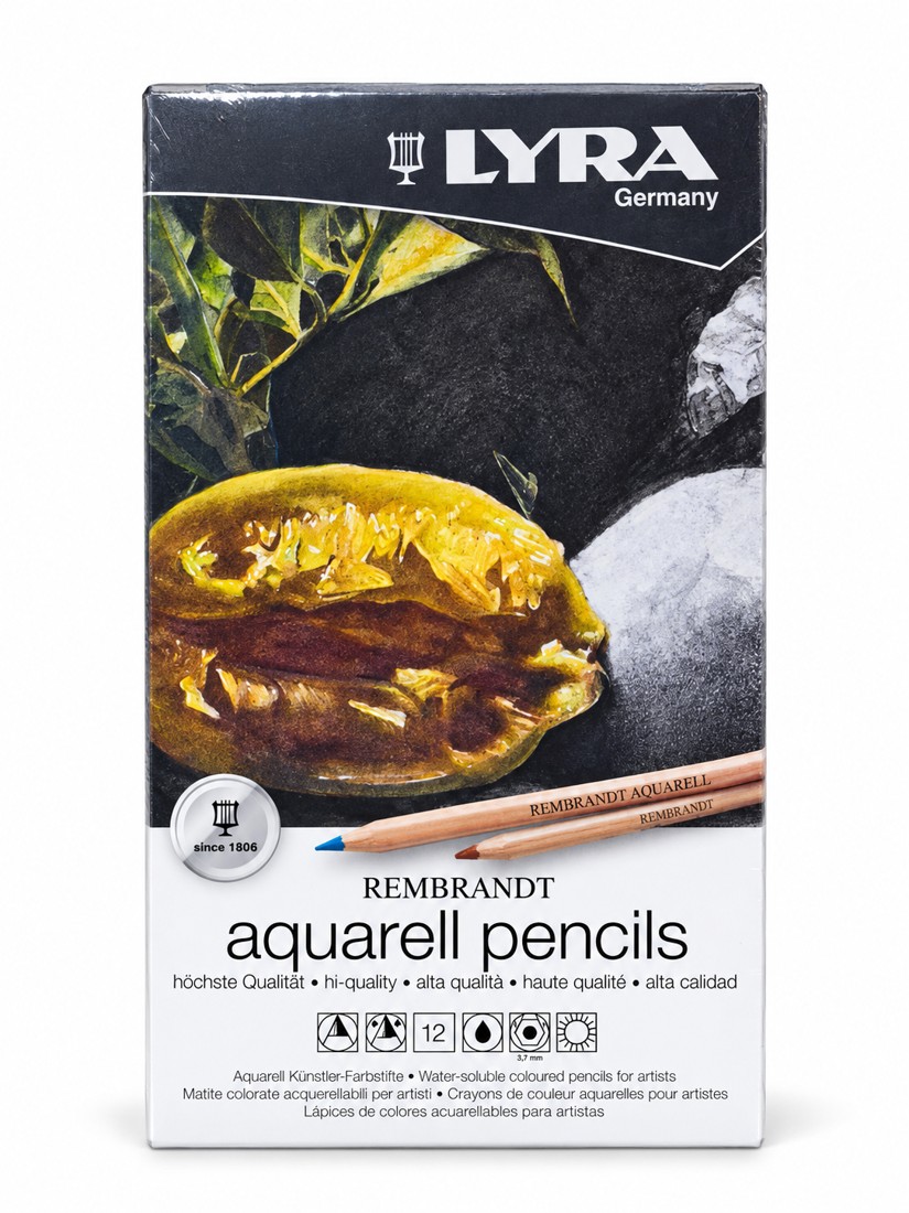 עפרונות אקוורל LYRA Rembrandt — 12 צבעים