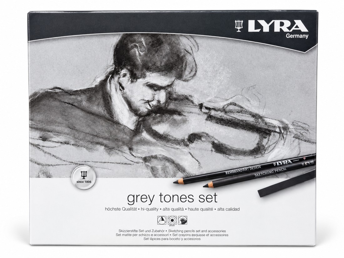 סט רישום LYRA Grey Tones
