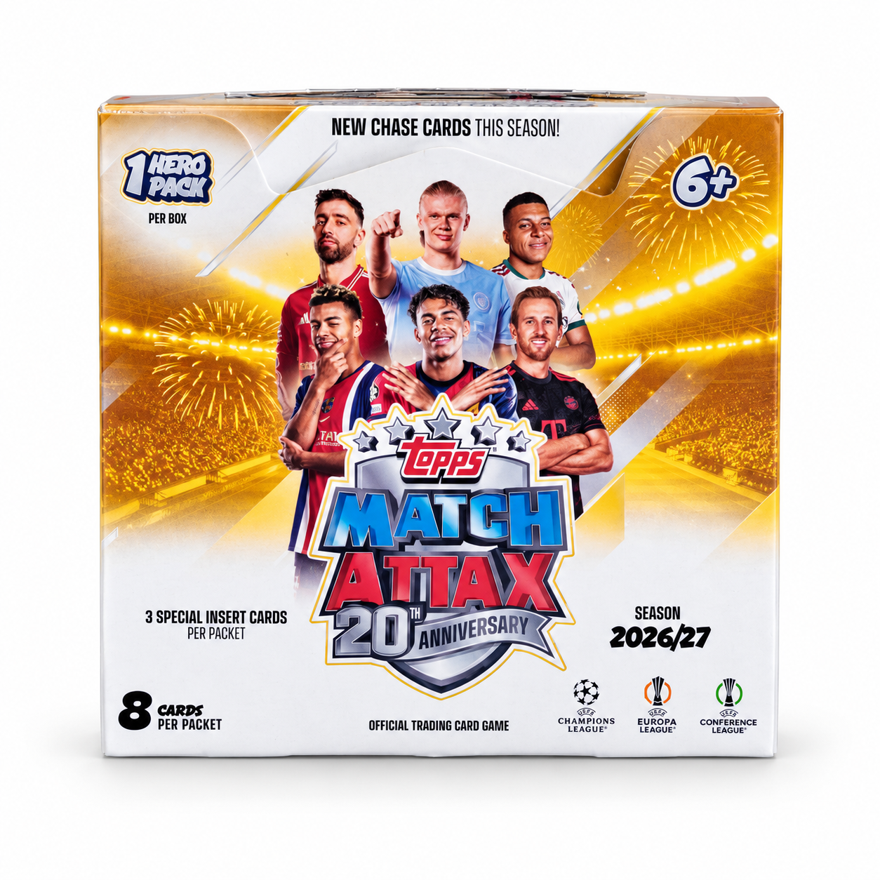 קופסת Match Attax — 36 חבילות קלפים